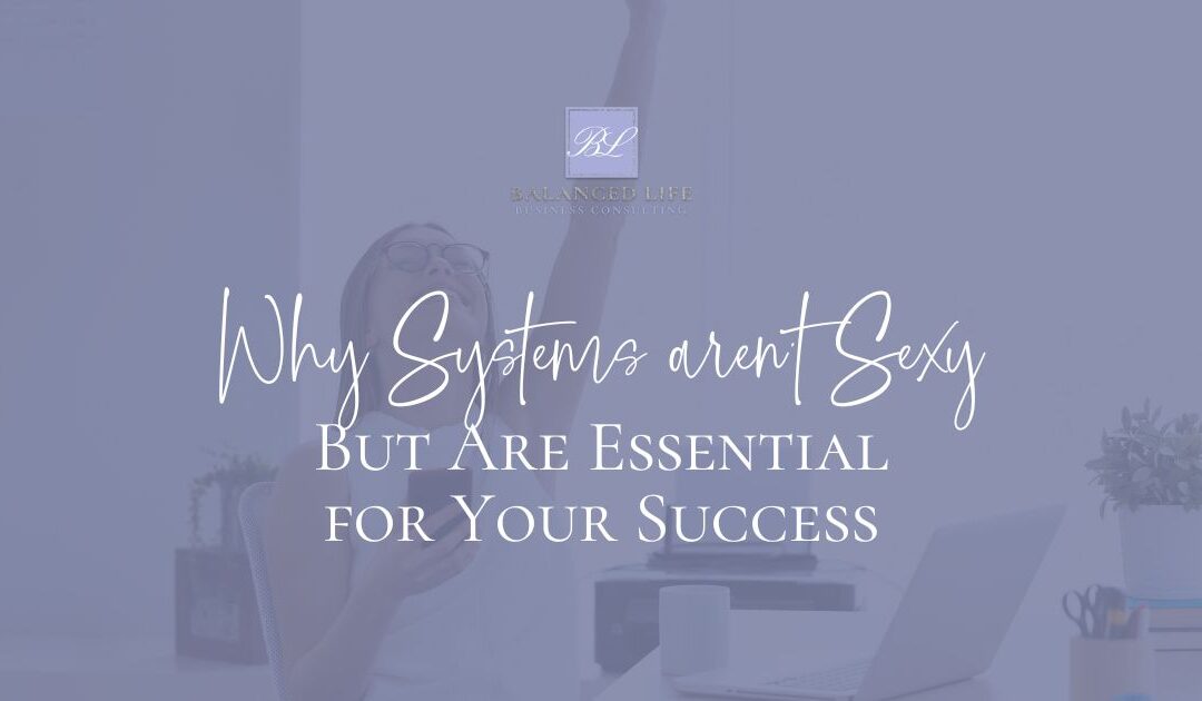 Why Business Systems Aren’t Sexy—But Are Essential for Your Success